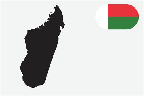 Map And Flag Of Madagascar 11175009 Vector Art At Vecteezy