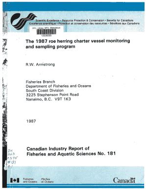 Fillable Online Dfo Mpo Gc DFO 12038355 The And Sampling Program Fax