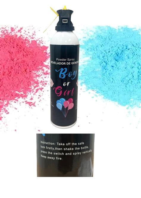 Two Gender Reveal Extinguisher Color Blaster Pink Or Blue Party Cannon