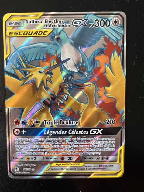 CARTE POKÉMON SULFURA GX 66 68 Full art SL11 5 Destinées Occultes Neuf