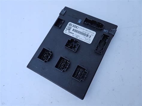 MODUŁ STEROWNIK ELEKTRYKI BCM BORDNETZ AUDI A6 C7 4G A7 A8 4H0907063CG