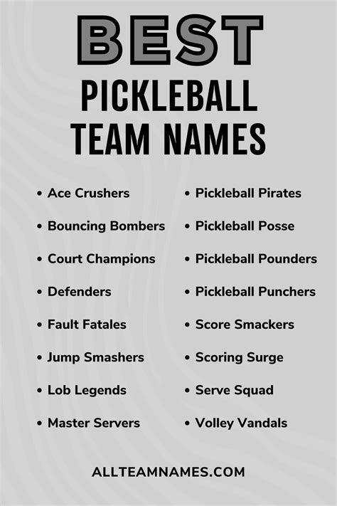 147 Pickleball Team Names That Are Creative And Funny