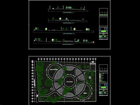 Parque Recreativo En AutoCAD Descargar CAD 880 KB Bibliocad