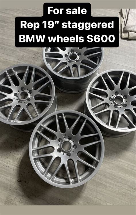 Bmw Replica Wheels 19” Staggered Ebay