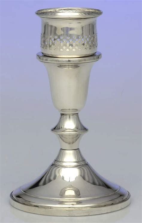 Craftsman Sterling 1932 Hollowware Weighted Hurricane Lamp Base By