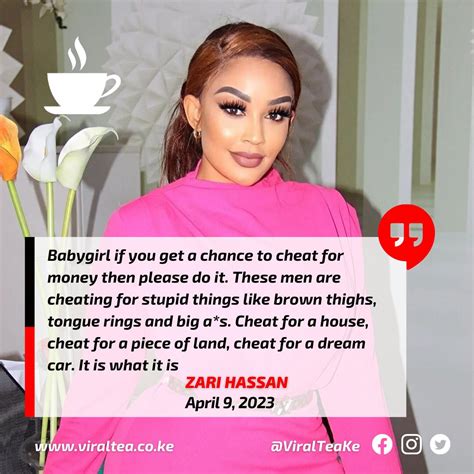 Viral Tea Ke On Twitter Zari Hassan Advises Women To Cheat For Better