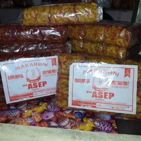 Jual Makaroni Seblak New Asep Makaroni Pedas Asin Kang Asep Isi