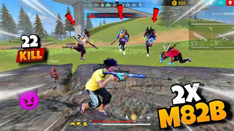 Solo Vs Squad 😱 24 Kill 2x M82b Br Ranked Full Gameplay 🔥 Garena Free