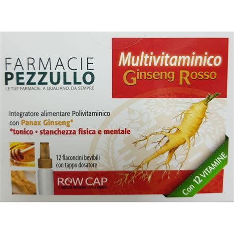 Ginseng Multivitaminico 12 Flaconcini Farmaciagaudiana It