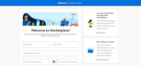 How To Create A Walmart Seller Center Account