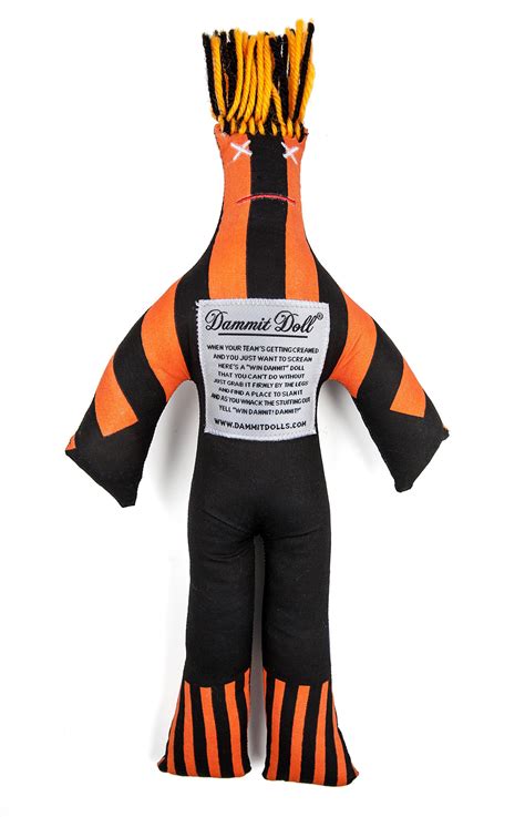 Buy Dammit Doll Win The Enforcer Black Orange Stress Gag Gift