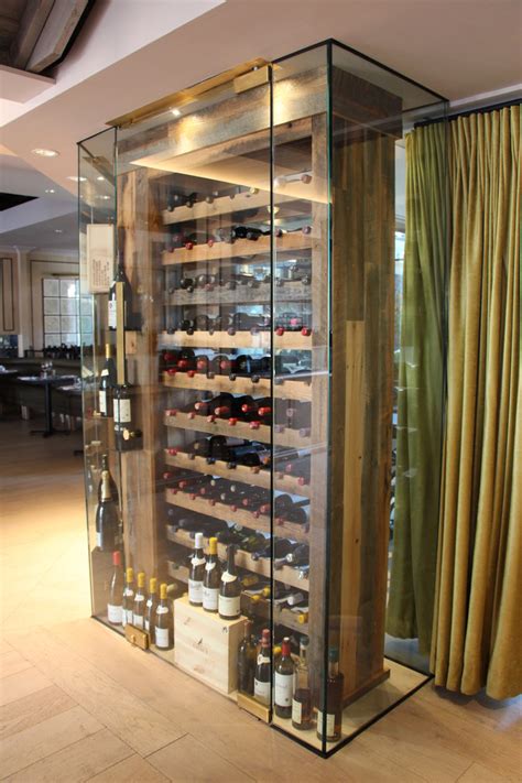 Glass Wall And Partitions Traditional Wine Cellar Minneapolis By Glassart Design Houzz