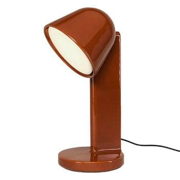 Flos Ceramique Down Table Lamp Rust Red Finnish Design Shop UK