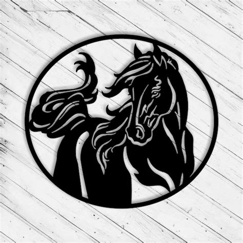 Horses Wall Art Free DXF Files For Laser Engraving, 41% OFF