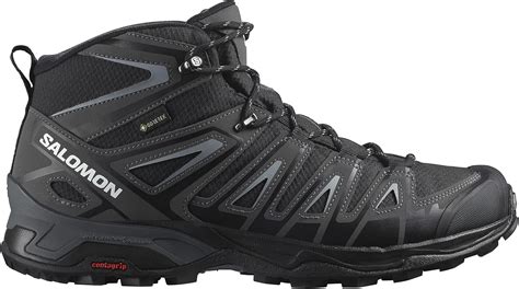 SALOMON Men S X Ultra Pioneer Mid Gore Tex Hiking Shoe Black Magnet