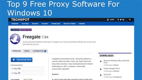 Top 9 Free Proxy Software For Windows 10 YouTube