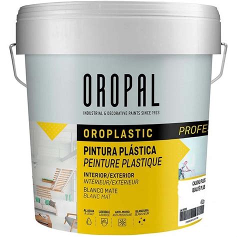 OROPLASTIC 45 PINTURA PLASTICA BLANCO INT EXT PINTURAS LA PERGOLA