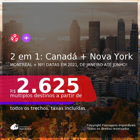 Canadá Dicas de passagens aéreas nacionais e internacionais em