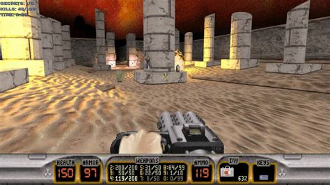 Duke Nukem 3d 20th Anniversary World Tour Blind Level 4 Mirage