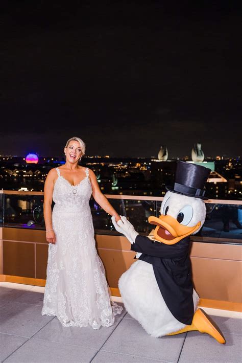 Disney Themed Wedding | Jennifer and Max at the WDW Swan Reserve - Just ...