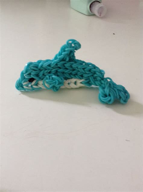 Cute rainbow loom dolphin! | Rainbow loom, Rainbow loom bands, Loom ...