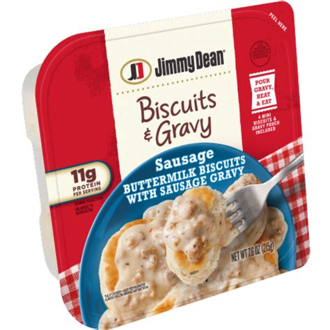 Jimmy Dean® Biscuits & Gravy - Sausage, 7.6 oz - Kroger