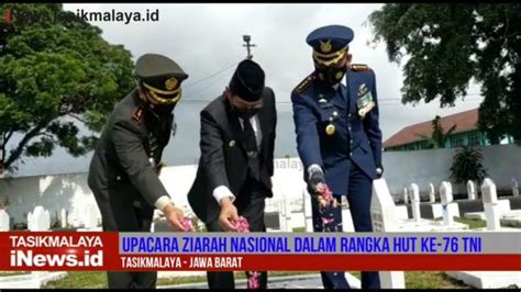 Dandim 0612 Tasikmalaya Pimpin Ziarah Nasional Hari Pahlawan 2023 Di