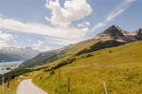 St Moritz Engadin Oberengadin Signalbahn Suvretta Wanderweg Via