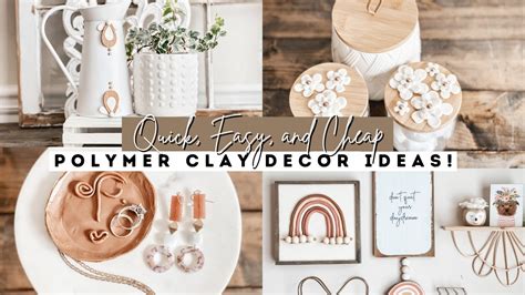 DIY Polymer Clay Decor On A Budget Quick Easy Ashleigh Lauren