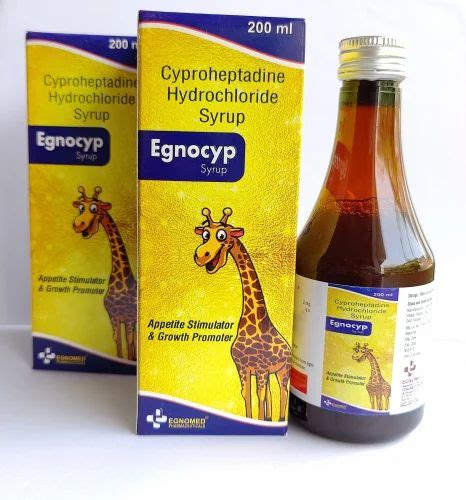 Cyproheptadine Hcl Syrup Ip Egnomed Ml Bottle In Kanpur