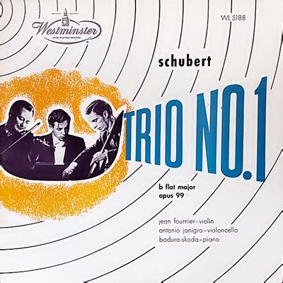 クラシック音楽 FLAC モノラル シューベルト ピアノ三重奏曲第1番 変ロ長調 D 898 Schubert Piano Trio