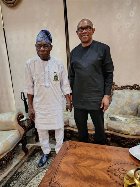 2023 Peter Obi Reveals Meeting With President Obasanjo Daily Post