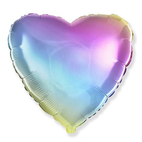 Palloncino Foil Cuore Rainbow Multicolor Cm