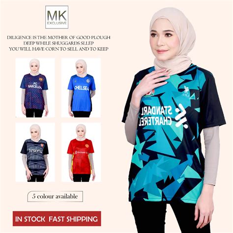 MK Jersey Muslimah Football Club Edition Shirt For Men And Women Edisi