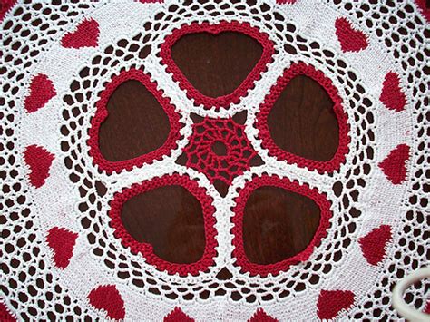 Ravelry Valentine Hearts Doily Pattern By Richard Sechriest