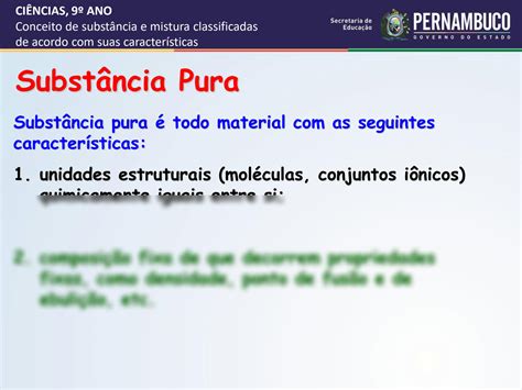 SOLUTION Conceito De Substancias E Misturas Classificando De Acordo