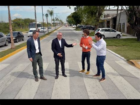 Zamora Andreotti Y Gabriel Katopodis Recorrieron La Renovada Av Juan