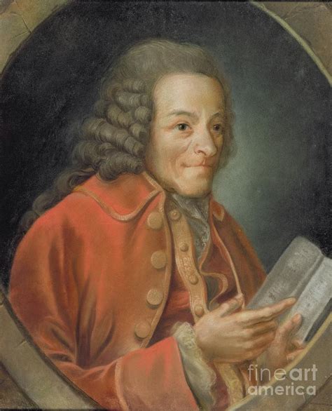 Portrait Of Voltaire Painting By Jean Huber Fine Art America