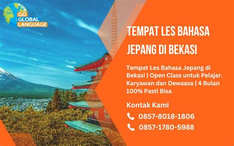 Tempat Les Bahasa Jepang Di Bekasi Go Global Language