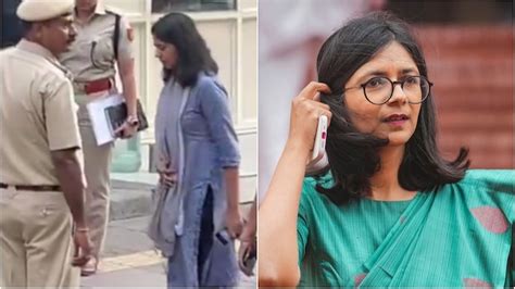 Swati Maliwal Assault Aap Mp Alleges Cctv Tampering At Arvind Kejriwal