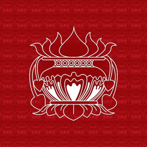 Premium Vector | Traditional Art Design Symbol Sri Lanka Punkalasa Wealth Symbol