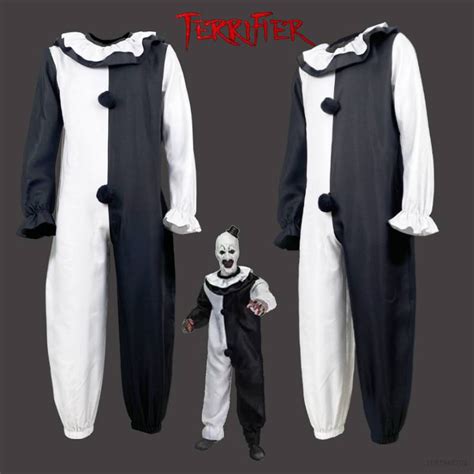 Ag Damien Leqne S Terrifier Clown Cosplay Costume Jumpsuits For Kid