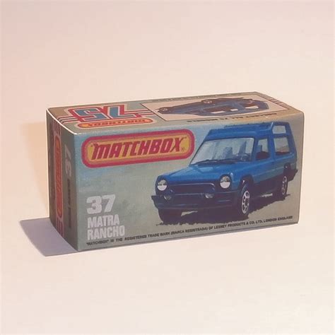 Recovertoy Matchbox Lesney Superfast 37 I Matra Rancho Repro K Style