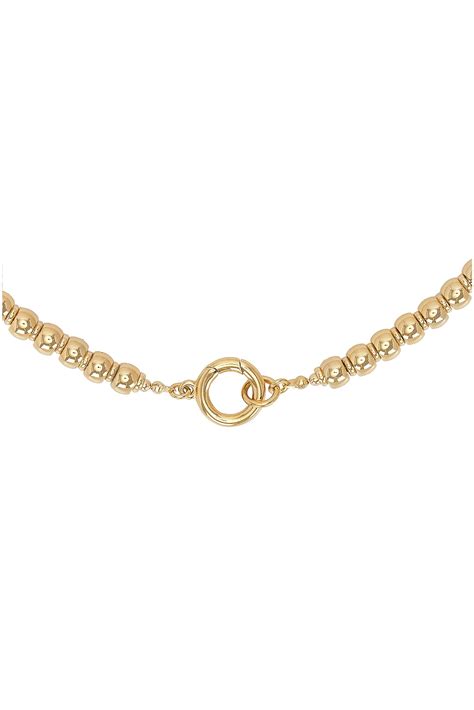 LAURA LOMBARDI Maremma Necklace In Brass FWRD