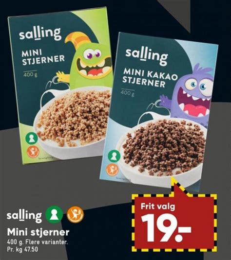 Salling Mini Stjerner Morgenmadsprodukt Bilka Februar 2023 Alle