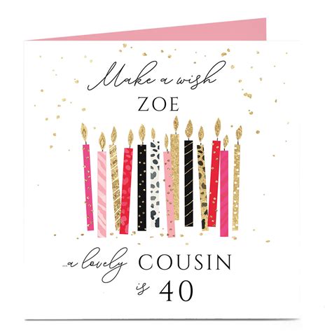 Buy Personalised Birthday Card Lovely Cake Editable Age And Recipient For Gbp 329 Card