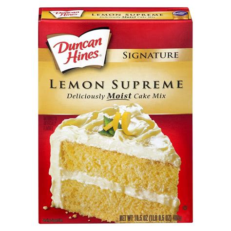 Duncan Hines Moist Deluxe Lemon Supreme Cake Mix Cake Walls