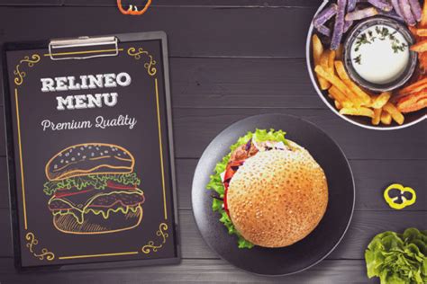 Burger Menu Mockup 18 Graphic By Relineo · Creative Fabrica