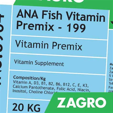 Ana Fish Vitamin Premix Improves Weight Gain And Growth Rate Of Fishes