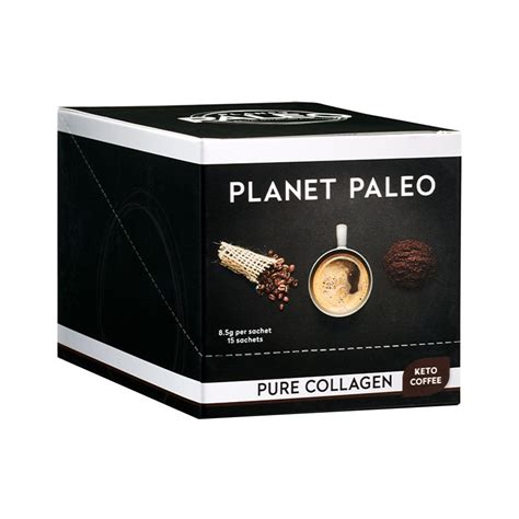 Planet Paleo Keto Coffee Pure Collagen Powder 15 Sachets